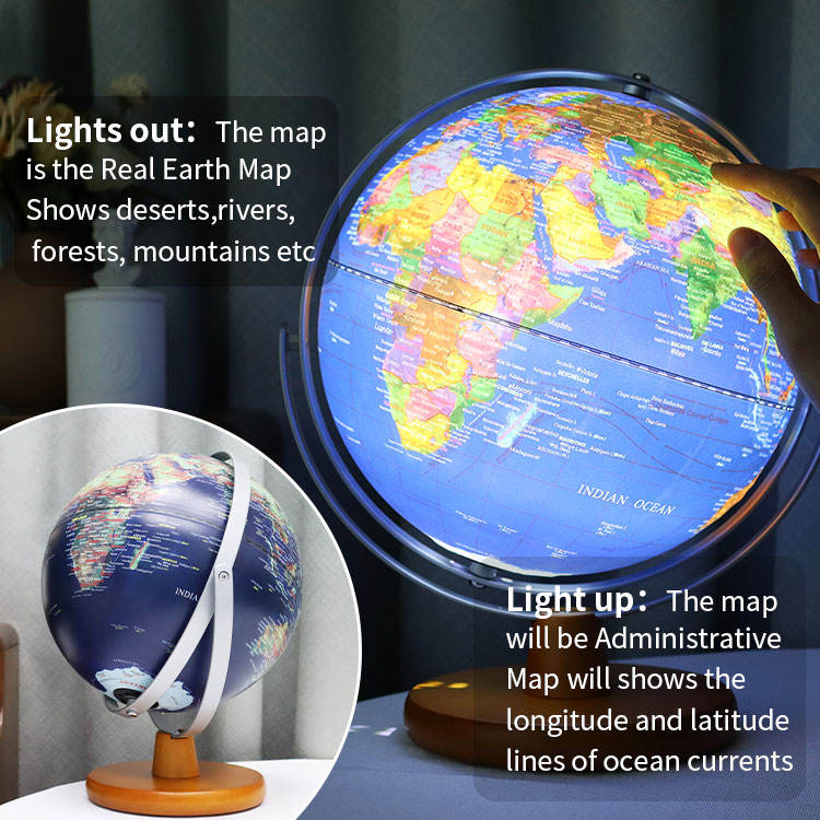 Augmented Reality Globe: discover the world in 3D!